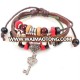 New style fashion adjustable DIY charms men leather bracelet