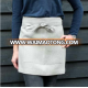 high quality pure linen waist apron/short apron /restaurant waiter apron with pockets