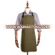 hand crafted waxed canvas gardening apron with custom unisex