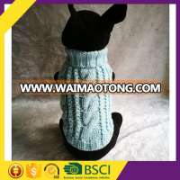 2017 Quality Fashion Bulk Wholesale Sleeveless Cable Knit Pet Clothes Dog