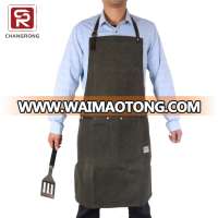 New design custom water resistant bbq apron leather for men