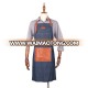 2017 new design blue denim restaurant aprons for men