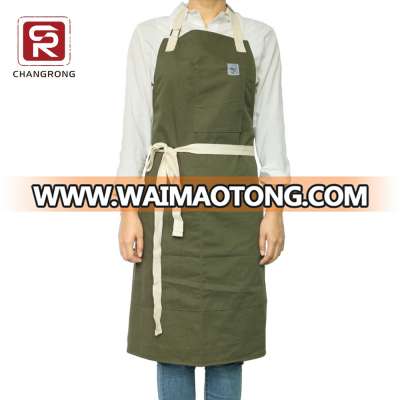 Unique green cotton aprons for kitchen plus size