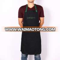 custom barista black denim apron unisex custom logo