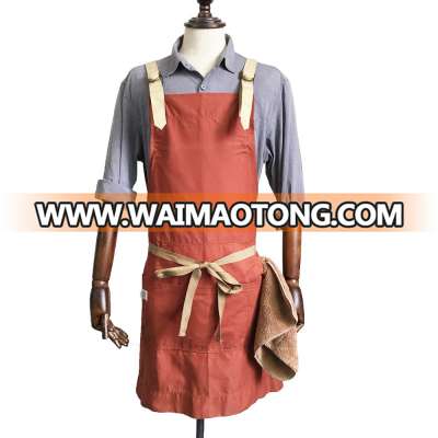 Custom Top Qaulity Washable Cotton Apron For House Wholesale