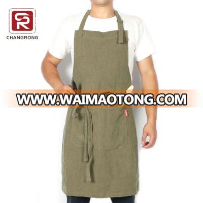 Washed line custom apron pattern for kitchen