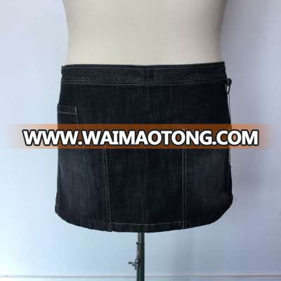 custom high qaulity waist apron denim for bar