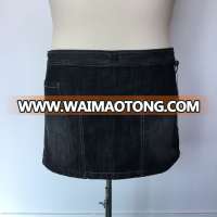 custom high qaulity waist apron denim for bar