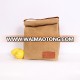 insulated waxed canvas lunch bag for kid