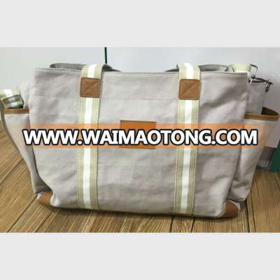 china factory custom canvas big mummy bag baby