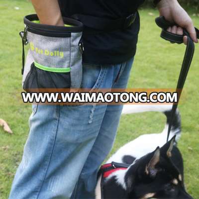 High quality custom dog training treat bag with shoulder straps