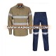 Best selling 100% Cotton Anti-Static safety work electrician uniform workwear