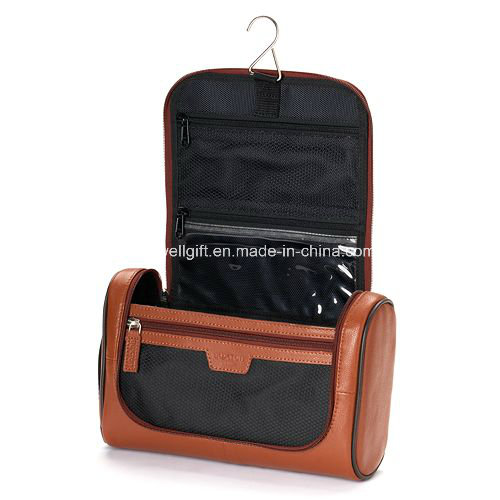 Hanging Leather Travel Kit